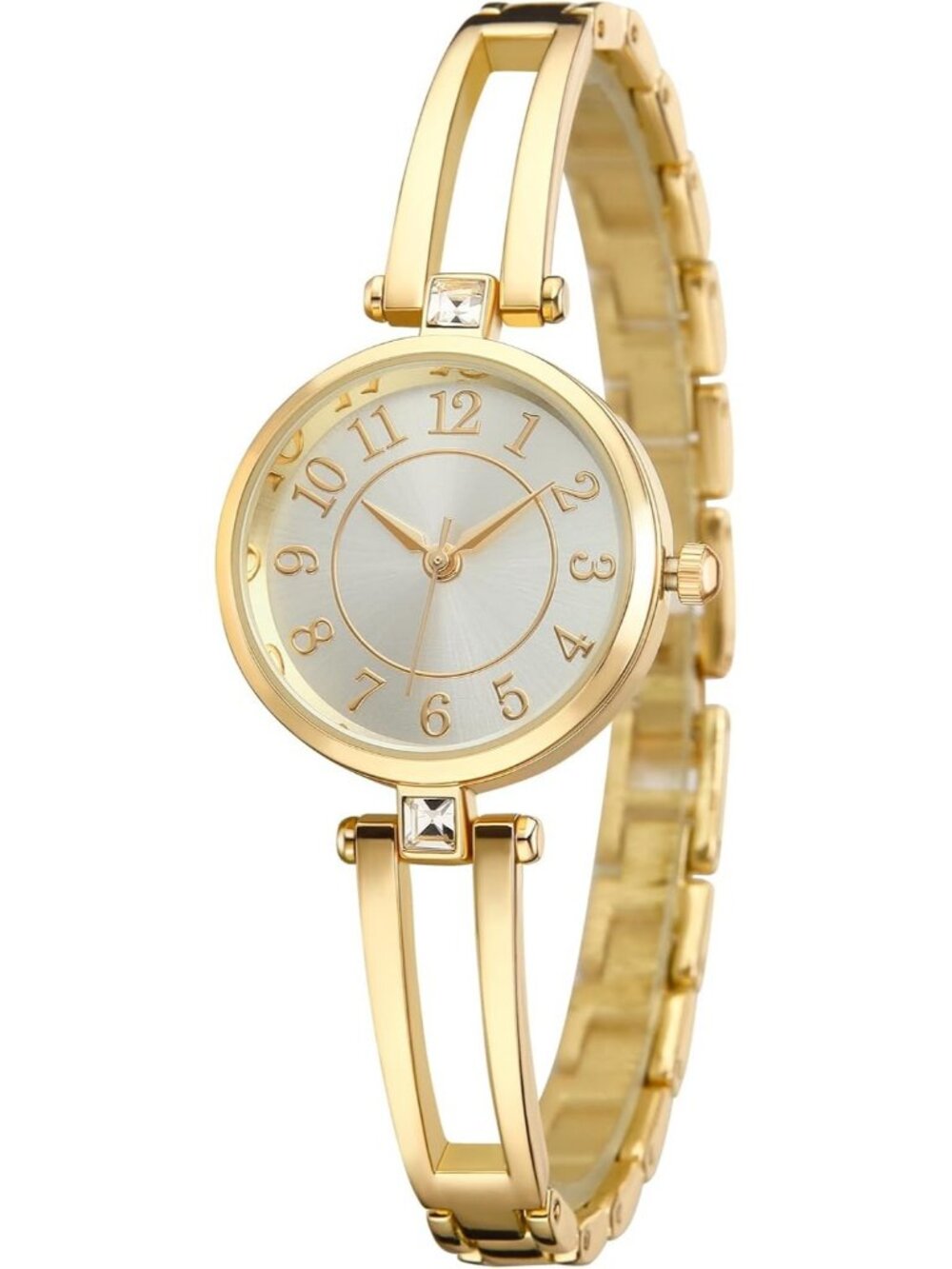 Women's Gold Analog Relogio Feminino Waterproof Classic Bracelet Wrist Watch